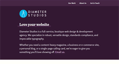 Desktop Screenshot of diameterstudios.com